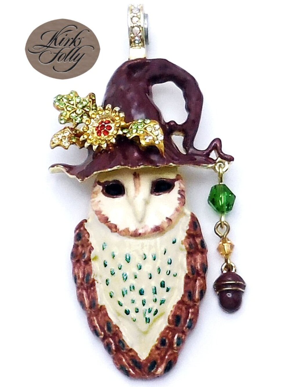 Kirks Folly Autum Woodland ๐๐๐ ๐พ๐๐๐๐ Magnetic Bronze Necklace Goldtone - Picture 4 of 10